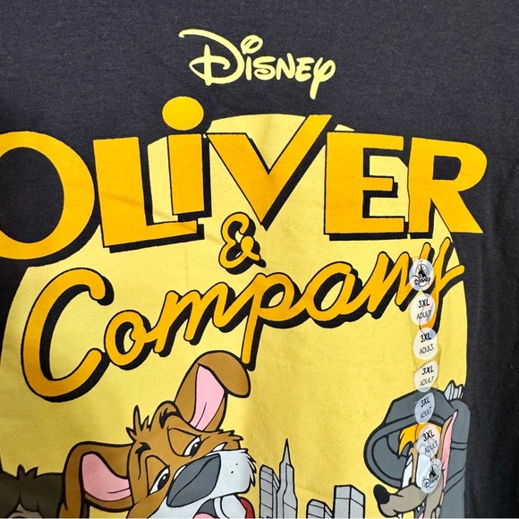 NWT. Disney Retro Oliver & Company Tee 3XL. Approx. 29”. Oliver & Company logo - Picture 5 of 14